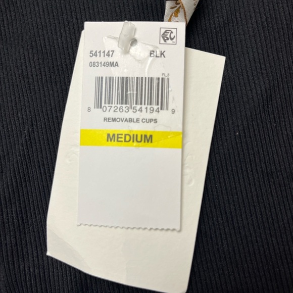 Becca Modern Edge One Piece Swimsuit Size Medium Black Modest Beach Pool Resort - Picture 8 of 14